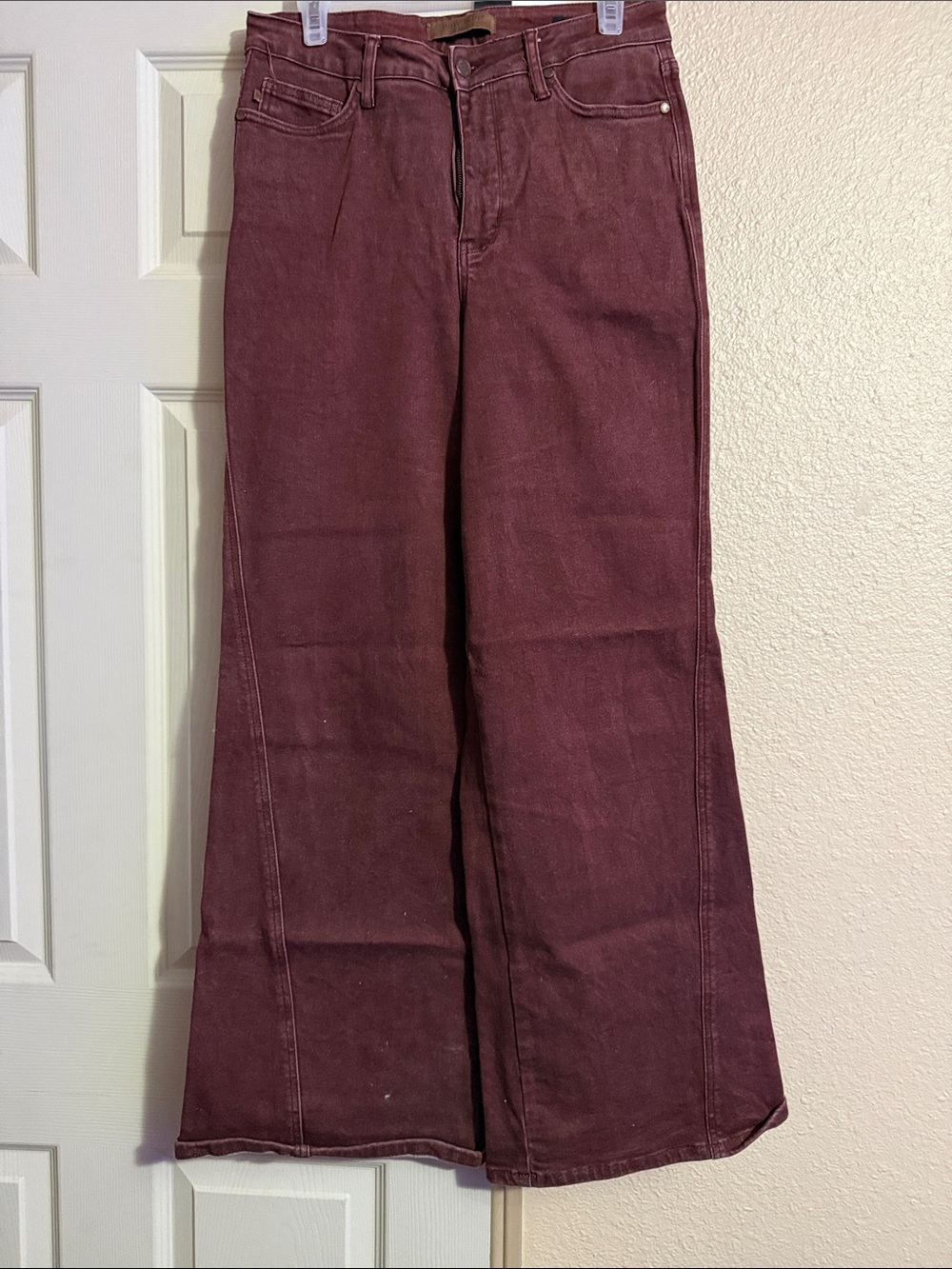 Judy Blue Wine Wide Leg Flare Jeans